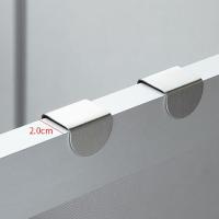 Durable práctico para cocina baño gabinete puerta organizador trasero sin perforaciones gancho para colgar ropa estante de almacenamiento gancho para llaves - details 4