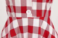 2025 nuevo Hepburn verano Vintage lunares mujeres Halter elegante fiesta 50s 60s Rockabilly Pin Up túnica Swing vestido de cola - details 33
