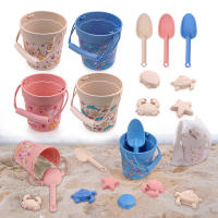 Set de Juguetes de Playa para Niños TYRY.HU Cubo de Silicona, Pala, Accesorios - details 0