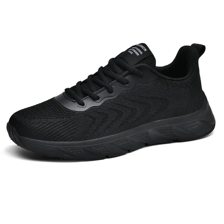 2025 nueva mosca tejida casual zapatos deportivos de los hombres de verano transpirable zapatos de malla de los hombres zapatos para correr. - 1