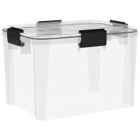 Cajas de Almacenamiento de Plástico Herméticas de 70L Tapa y Cierres a Presión - details 19
