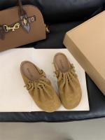 Nuevos Zapatillas de Plataforma para Mujer Primavera-Verano 2025 Versátiles Cordones de Media Pantorrilla en Piel Arrugada - details 7