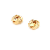 Collares Pulseras de Alta Oro 18K Patrón de Tejido Redondo de Latón Abalorios de Espaciador - details 19