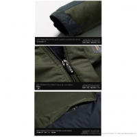 Chaquetas de esquí para hombre，Impermeable con forro polar cálido，Con tapa a prueba de viento，Adecuado para Senderismo y viajes - details 9