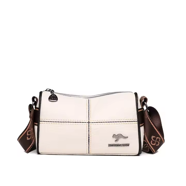 Bolsos de mujer de piel de vaca de primera capa Estilo nuevo, bolsos cruzados a la moda, bolsos de pecho, bolsos de sillín, bolsos de hombro de cuero genuino - 1