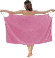 Spa de ducha portátil para mujer, toalla suave de playa para adultos, albornoz de microfibra, toallas de baño y Sauna - details 3