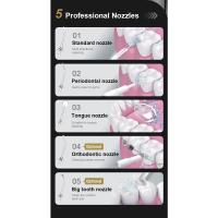 Irrigadores Dental Bucal Portatil Inalámbrico Profesional con 4 Boquillas 4 Modos 260 ML, IPX7 Impermeable, Irrigador Bucal Electrico de Viaje y Familia para Viajar y Uso Doméstico,USB Recargable Para Limpieza de Dientes ,Limpieza bucal - details 6