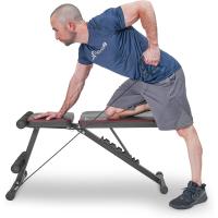 Banco de pesas multiusos ajustable para el hogar y el gimnasio, entrenamiento de fuerza corporal completa, ejercicios físicos y entrenamiento con pesas - details 5