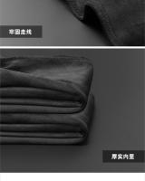 Sencillo, cómodo, informal para hombre, clásico y versátil en otoño invierno, juvenil y holgado, pantalones combinados con forro polar. - details 9