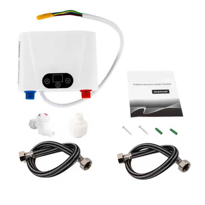 Calentador de Agua Eléctrico sin Tanque Compacto 220 V Ideal para Cocinas, Áreas Húmedas, Centros Comerciales - 1
