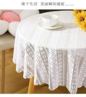 Mesa de comedor Ense blanca de lujo, tela con estampado geométrico, mantel rectangular redondo, funda bordada, decoración de boda - details 11