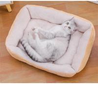 Cama cuadrada de felpa suave para perro y gato, perrera, accesorios para animales, cesta para perros, sofá cama más grande, productos para cachorros medianos, colchón - details 13