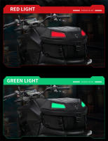MOTOCENTRIC Luz LED multifunción Bolsa de asiento trasero para motocicleta Bolsa trasera de motocross de gran capacidad Mochila impermeable para motocicleta Ligera - details 4