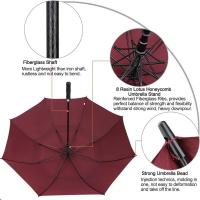 Paraguas de golf con apertura automática, paraguas impermeables a prueba de viento con techo doble extra grande de gran tamaño - details 93