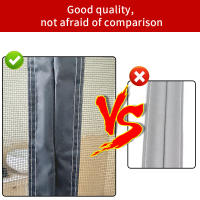 Mosquitera magnética para puerta, cortina de tamaño personalizado, cierre automático de insectos voladores, malla Invisible para cocina, sala de estar interior - details 9