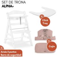 Set de Tronas de Bebé Evolutivas con Bandeja y Cojín de 2 Piezas |   Trona de madera regulable |   Silla Alta para Niños desde 6 Meses con Accesorios - details 24