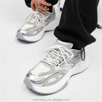 Dropshipping logo Harajuku corriendo zapatos deportivos de suela gruesa de moda para hombres - details 7