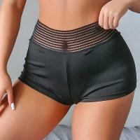 Pantalones cortos deportivos sexis de cintura alta para mujer, mallas atléticas para gimnasio, entrenamiento, Fitness, Yoga, calzoncillos, pantalones cortos transpirables sólidos para mujer - details 2