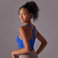 Hamidou-Chaleco de Yoga cruzado en la espalda, ropa interior deportiva sin costuras, Sujetador deportivo de alto impacto, secado rápido, adelgazante - details 21
