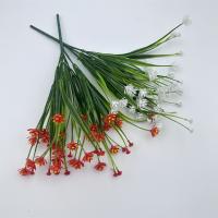 2 uds primavera hierba té flor simulación plantas al aire libre resistente a los rayos UV rosas artificiales arte Floral decoración de paisajismo - details 1
