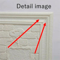 Tira impermeable autoadhesiva para Borde de rodapiés, pegatina decorativa con patrón 3D, embellecedor de pared - details 3