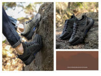 Zapatos de senderismo con cordones para hombre, botas deportivas para escalada, caza táctica, Trekking, montaña, zapatillas impermeables - details 18