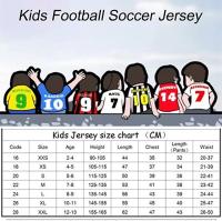 Conjunto De Ropa Infantil Para Niños Y Niñas Fan De Camiseta De Entrenamiento Uniforme Deportivo Casual Unisex Verano Poliéster - details 0