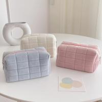 Bolsa de almacenamiento de cosméticos de gamuza, bolsa de almacenamiento de gran capacidad de alta gama - details 1