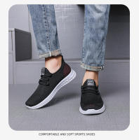 Zapatillas de moda para hombre Zapatillas elásticas ultraligeras y transpirables Suela blanda Zapatos casuales - details 10