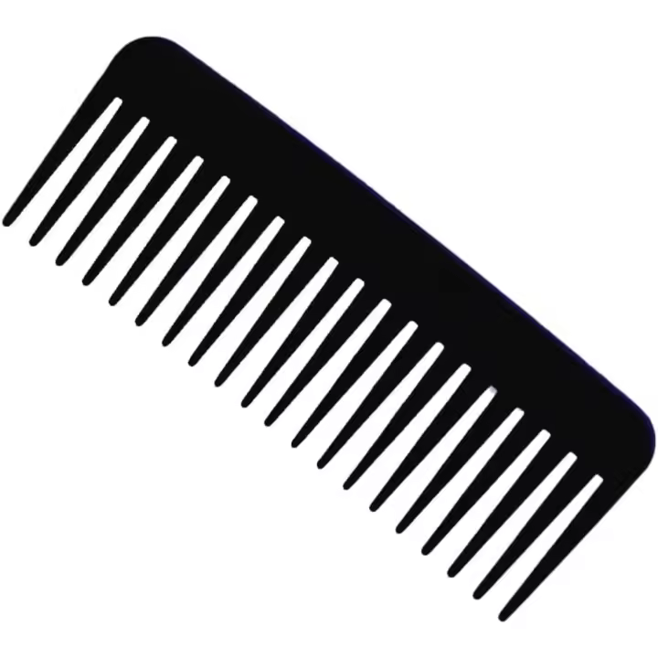 Peine de Dientes Anchos, Peine Grande para Desenredar el Cabello, Peine Desenredante sin Mango - 1