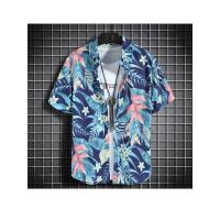 Ropa de playa para hombre, conjunto de 2 piezas, camisa hawaiana y pantalones cortos de secado rápido, ropa de moda para hombre, trajes informales estampados de verano - details 8