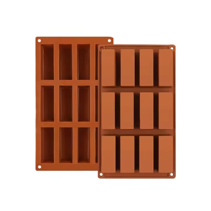 Moldes de Silicona Rectangulares Ideal para Dulces, Postres, Mousse, Trufa de Chocolate - 1