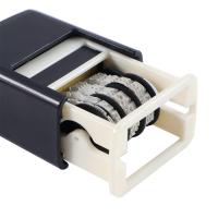 Dater-sello de palabras autoentintado, suministros de Metal para álbum de recortes, estampado de rodillos, suministros de oficina DIY, juego de barro, sellos de fecha, sello de fecha - details 1
