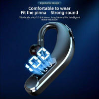 Auriculares inalámbricos con Bluetooth 5,2, dispositivo de audio giratorio de 180 °, con cancelación de ruido, pantalla LED, modo de espera largo, con micrófono, para música, para todos los teléfonos inteligentes - details 6