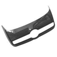 Compartimento central de fibra de carbono ABS para coche, perilla de ajuste de volumen, marco de decoración, embellecedor de cubierta para Volvo XC40 2019-2020 - details 3