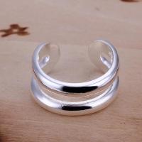 -Anillo de Plata de Ley 925 para mujer, joyería de dos líneas, elegante, Retro, regalo de fiesta - details 6