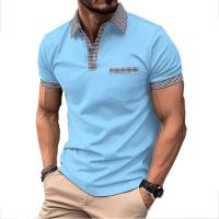 POLO informal de verano para hombre, camiseta de manga corta, top - details 4