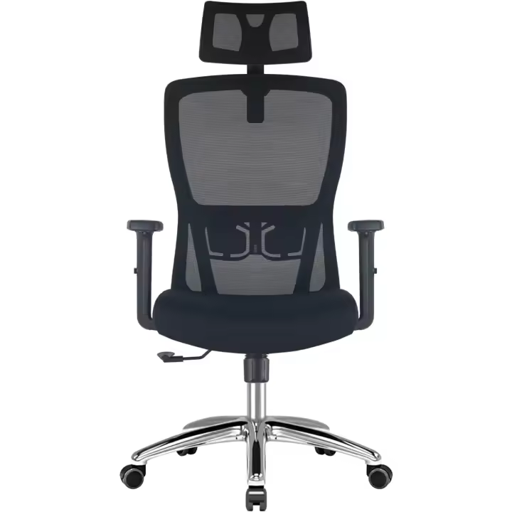 Silla Oficina Ergonómica,Silla Escritorio con reposacabezas Ajustable,Reposabrazos, Soporte Lumbar, Altura Regulable y oscilación de 120 ° , Silla de Oficina Capacidad de Peso 150kg - 1