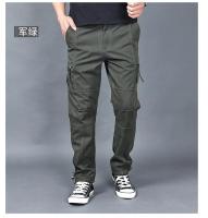 Pantalones de algodón para hombre al aire libre, pantalones Cargo gruesos y cálidos con forro, pantalones casuales para personas mayores, pantalones de invierno holgados - details 11