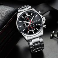 Reloj de Cuarzo CURREN 8368 Elegante Pulsera de Acero Inoxidable Resistente al Agua Calendario - details 15