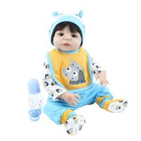 Muñeca realista de bebé Reborn, juguete con cuerpo de silicona suave completo, casa de juegos bonita, regalo de Navidad para niña, 55 CM, 22 pulgadas - details 2