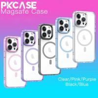 Funda Transparente de Alta Resistencia Pkcase para iPhone Cubierta Magnética Clara para iPhone 16, 15, 14 Plus, 13, 12, 11 Pro Max - details 0