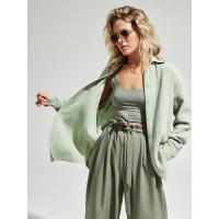 Blusas de manga larga de color sólido para mujer estilo coreano elegante y suelto - details 11