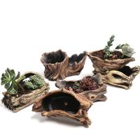 Macetas nórdicas hechas a mano para decoración del hogar, suministros de jardín de raíz de árbol, macetas de flores para bonsái al aire libre, macetas de flores - details 1