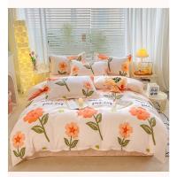 Juego de cuatro piezas mate, ropa de cama para estudiantes, grueso, agradable para la piel, estampado pequeño, juego de tres piezas - details 16