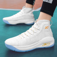Zapatillas de baloncesto para hombre con parte superior de piel, antideslizantes y resistentes al desgaste, ideales para cancha de cemento. - details 4