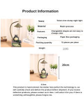 Totoro-luz nocturna de estilo japonés para decoración de habitación, lámparas de dormitorio, regalo de cumpleaños creativo, Anime, Luffy, hecho a mano para estudiantes - details 5