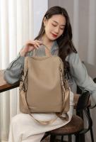 Mochila De piel auténtica para mujer, bolso de viaje de alta calidad, informal, de hombro, 2023 - details 7