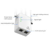 AMPLIFICADOR DE enrutador WiFi de 1200Mbps, extensor de señal 5G, amplificador de red, repetidor inalámbrico de largo alcance para el hogar y la Oficina, nuevo - details 8