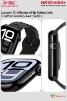 2025 nuevo HK10 mini + Smartwatch Bluetooth llamada 1GB memoria Chat GPT brújula Ai asistente de voz detección de ritmo cardíaco modo deportivo linterna AMOLED Smartwatch - details 1